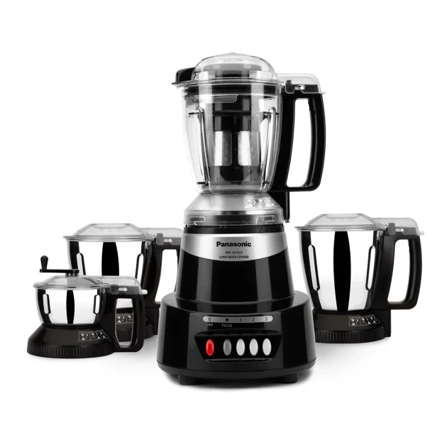 Panasonic AV Super Mixer Grinder MX-AV425 - 4 Jars (Charcoal Black)