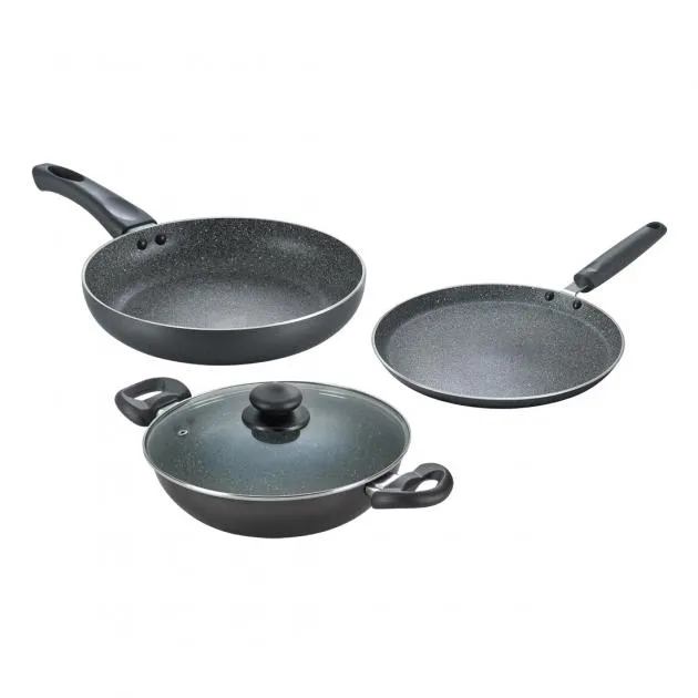 Prestige Fry Pan, Kadai, Omini Tawa (NCPDG-SET3)