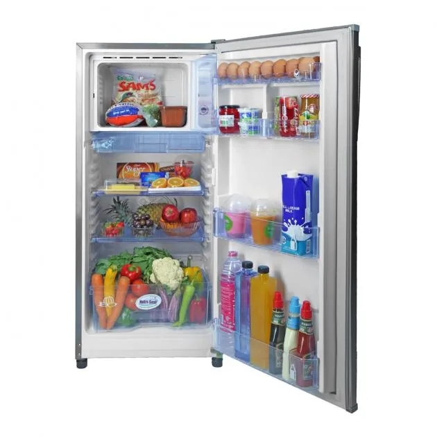 Singer GEO Refrigerator - Single Door, 185L (Silver)