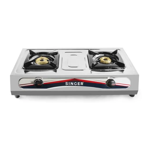 Singer Double Burner Gas Cooker Table Top