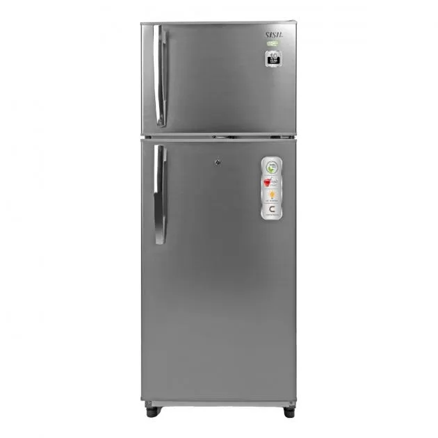 Sisil ECO Refrigerator - 2 Doors, 225L (Silver)