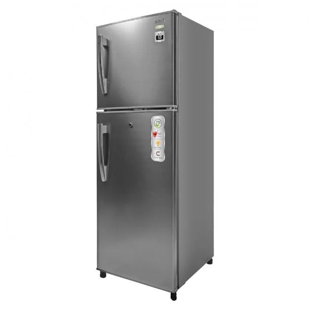 Sisil ECO Refrigerator - 2 Doors, 227L (Silver)