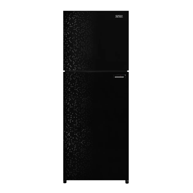 Sisil Inverter Refrigerator SL-INV-285G - Glass Finish, No Frost, Double Door, Inverter, 277L