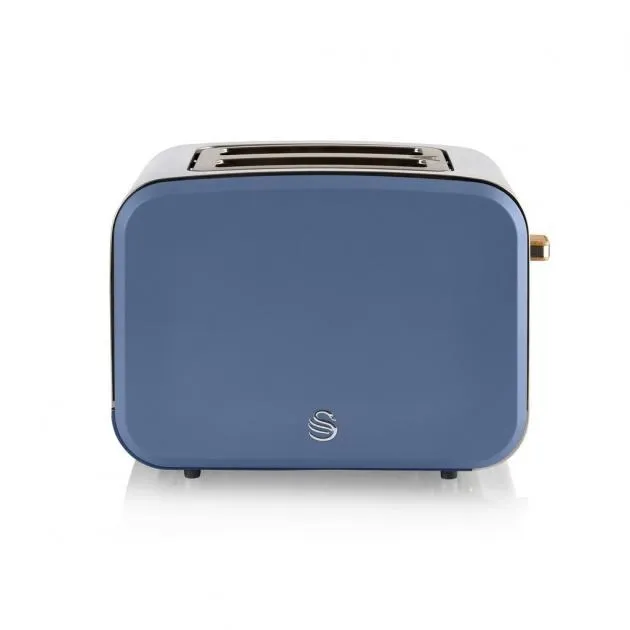 Swan 2 Slice Nordic Style Toaster ST14610BLUN (Blue)