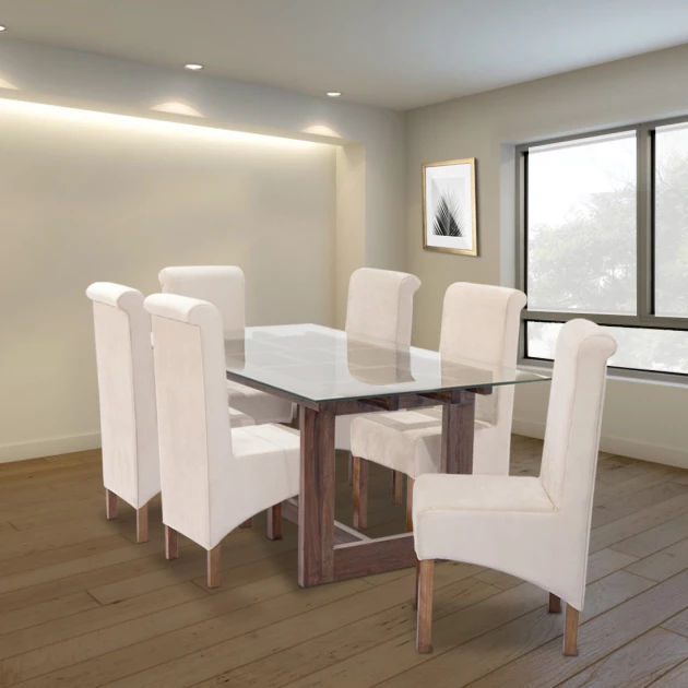 Mayfair Dining Chair 02 - Chair Only (Off White) - WF-MAYFAIR-02-CHR-S