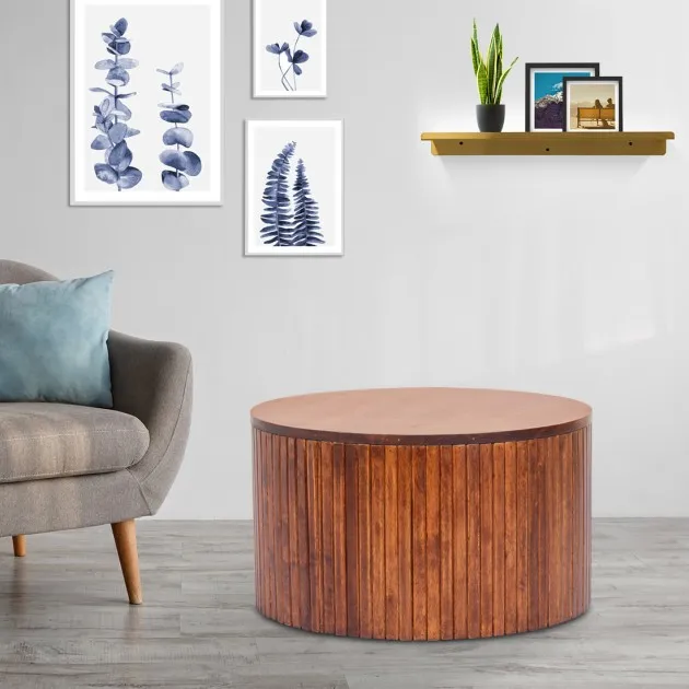 Enigma Center Table - Teak Colour (WFL-CTC003-CT-NW-S)
