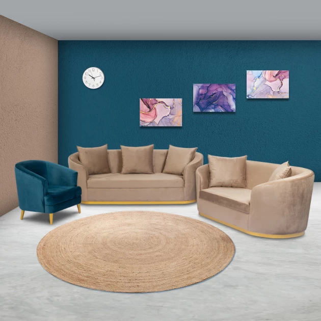 Mystique Sofa (Beige) - WFL-MYSTIQUE-BG-S