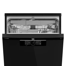 Beko Freestanding Dishwasher BDFN26520QB - 9.5L Black  Thumbnail 3