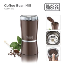 BLACK+DECKER CBM4-B5 Coffee Bean Mill 150W Thumbnail 4