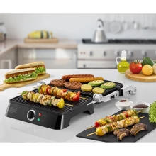 BLACK+DECKER Contact Grill CG1400-B5 - 1400W, Fixed Plate Thumbnail 2