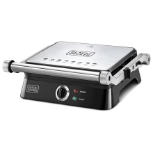 BLACK+DECKER Contact Grill CG1400-B5 - 1400W, Fixed Plate Thumbnail 3