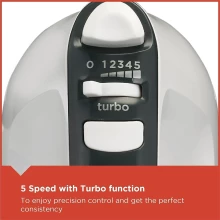 BLACK+DECKER Hand Mixer M350-B5 - 300W Thumbnail 5