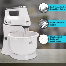 BLACK+DECKER Bowl & Stand Mixer M700-B5 - 300W Thumbnail 2
