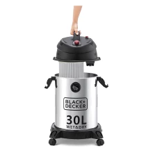 BLACK+DECKER Wet & Dry Drum Vacuum Cleaner WV1450-B5 - 30L, 1400W Thumbnail 3