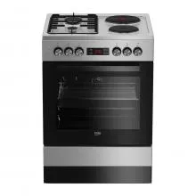 Beko Freestanding Oven With 2 Hot Plates, 2 Gas Burners 66L