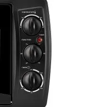 BLACK+DECKER 19 Litre Double Glass Multifunction Toaster Oven With Rotisserie (TRO19RDG-B5) Thumbnail 2