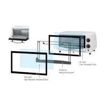 BLACK+DECKER 9L Toaster Oven With Double Glass (TRO9DG-B5) Thumbnail 3