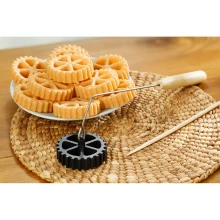 Bristo Stainless Steel Non Stick Kokis Mould - Flower Shape (BR-KOKISMOULD-FLW) Thumbnail 2