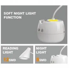 LONTOR Rechargeable LED Reading Lamp (CTL-RL207) Thumbnail 4
