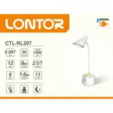 LONTOR Rechargeable LED Reading Lamp (CTL-RL207) Thumbnail 11