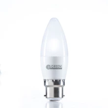 Green Electric LED Candle Bulb 5W Warm White - GE-LEGRBCWWXS009