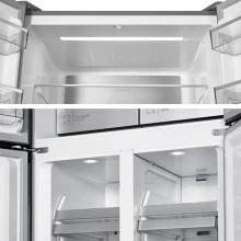 Hitachi Refrigerator - Inverter, 4 Door French, Bottom Freezer, 466L (H-HR4N7522DSXSG) Thumbnail 5