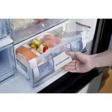 Hitachi Refrigerator - Inverter, 4 Door French, Glass Black, 638L (H-R-WB640V0PB) Thumbnail 6