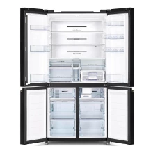 Hitachi Refrigerator - Inverter, 4 Door French, Glass Black, 638L (H-R-WB640V0PB) Thumbnail 8