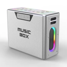 HiFuture MusicBox Bluetooth Speaker - Silver Thumbnail 2