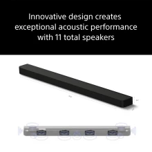 Sony HT-A8000 Bravia Theatre Bar 8 With RS5 Speakers And SW5 Subwoofer Thumbnail 9