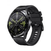 Huawei Watch GT 3 (46mm) - Active Edition (Black / Black Fluoroelastomer Strap)