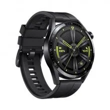 Huawei Watch GT 3 (46mm) - Active Edition (Black / Black Fluoroelastomer Strap)