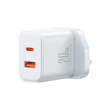 JOYROOM TCF05 20W A+C Dual-Port Charger (White) Thumbnail 2