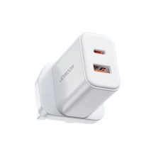 JOYROOM TCF05 20W A+C Dual-Port Charger (White) Thumbnail 3