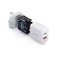 JOYROOM TCF05 20W A+C Dual-Port Charger (White) Thumbnail 5