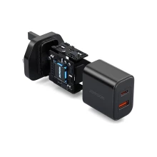 JOYROOM TCF05 20W A+C Dual-Port Charger (Black) Thumbnail 5