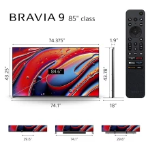 Sony BRAVIA 9 85" Mini LED QLED 4K HDR Google TV Thumbnail 10