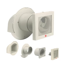 KDK Exhaust Fan BathRoom Series Wall Mount 4.6W, Single Speed (KDK-10EGKB) Thumbnail 2