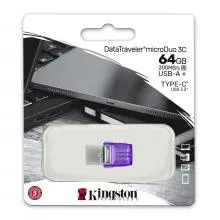 Kingston 64GB OTG High-Speed USB Type-C / Type-A DataTraveler microDuo 3C USB Flash Drive