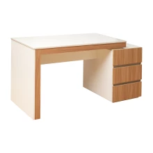 Clara Study Table - Sahara Walnut & White (LF-CLARA-STU-SWW-S) Thumbnail 2