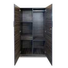 Flash 2 Door Wardrobe - Dark Walnut (LF-FLASH-2WD-DWN-S) Thumbnail 2