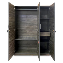 Flash 3 Door Wardrobe - Dark Walnut (LF-FLASH-3WD-DWN-S) Thumbnail 2