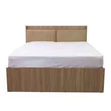Louvre Double Bed With Drawer Units - LF-LOUVRE-BDQ-SHW-S  (Sahara Walnut) Thumbnail 4