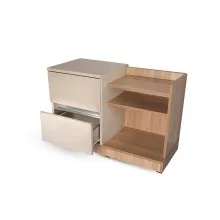 Louvre Bed Side Cupboard - Right Side (LF-LOUVRE-BSC-R-S) Thumbnail 3