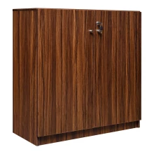 Office Cupboard - Small - Walnut Color (LLF-OFI-OC-001-WN-S) Thumbnail 2