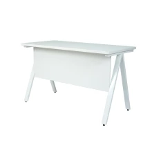 Iron Leg Office Table - White (LF-OFI-ST-002-WH-S) Thumbnail 2