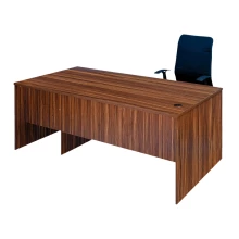 Office Writing Table With Drawer & Cupboard (6 Feet) - Walnut Color (LF-OFI-WT-006-WN-S) Thumbnail 2