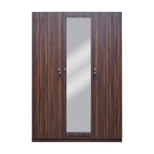 Rover Wardrobe - 3 Door With Mirror - Walnut (LF-ROVER-3DMW-WN-S) Thumbnail 3