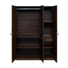 Rover Wardrobe - 3 Door With Mirror - Walnut (LF-ROVER-3DMW-WN-S) Thumbnail 6