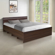 Rover Queen Bed - Walnut - 75"x60" (LF-ROVER-75X60-WN-S) Thumbnail 1